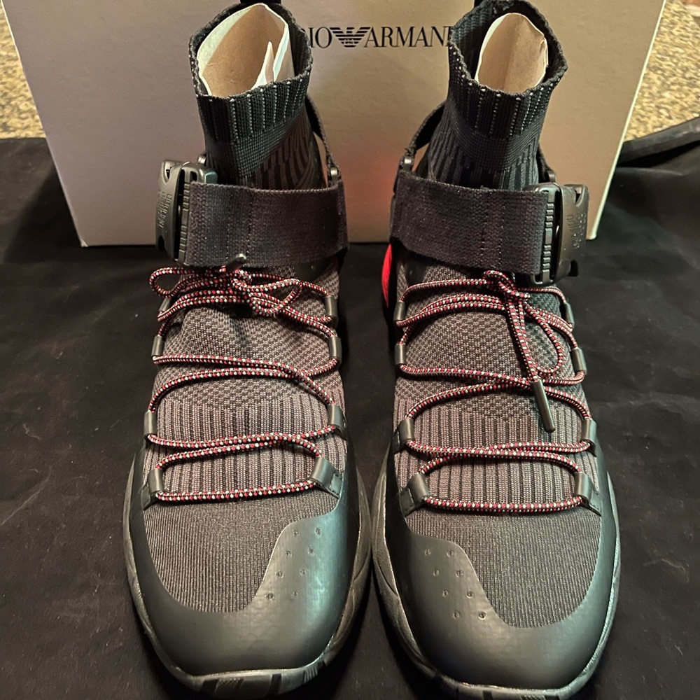EMPORIO ARMANI "Sock" Technical Sneakers *NWT*